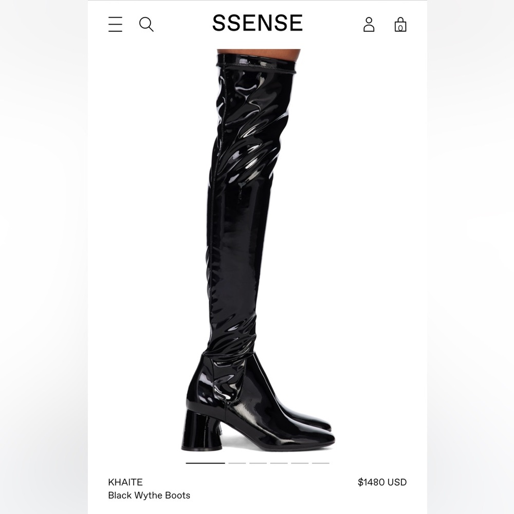 Khaite Wythe Over-The-Knee Boots (NIB) EU 37